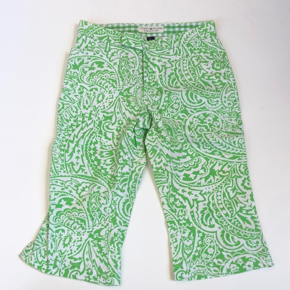 TOMMY HILFIGER GREEN PANTS SIZE 8
